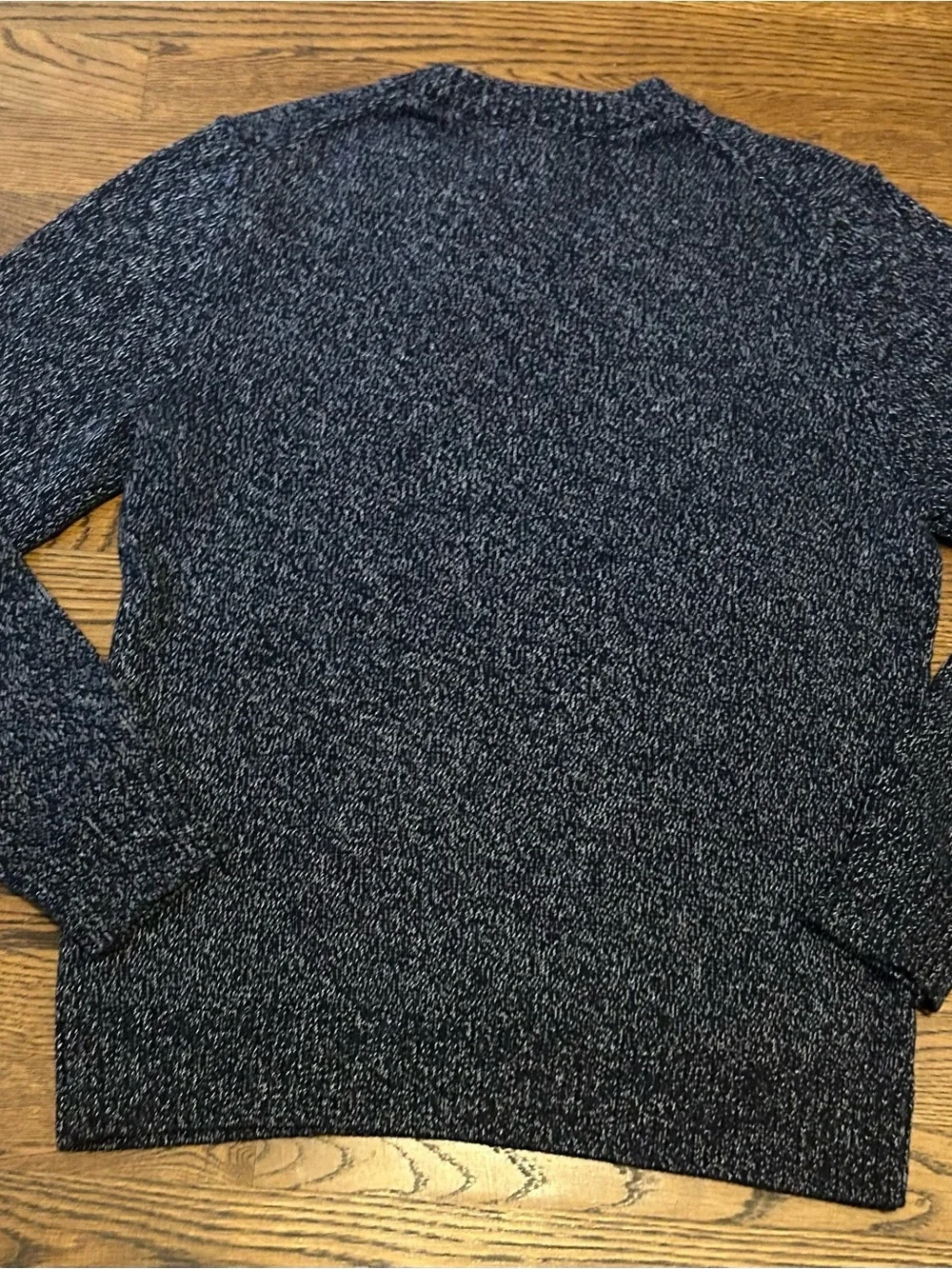 Banana Republic Men's Heathered Navy Crewneck Sweater 0199